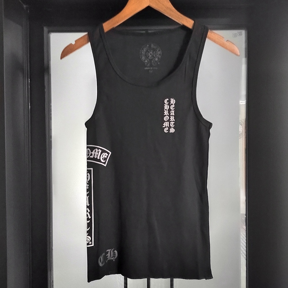 Chrome Hearts Tank Top Black T Bar